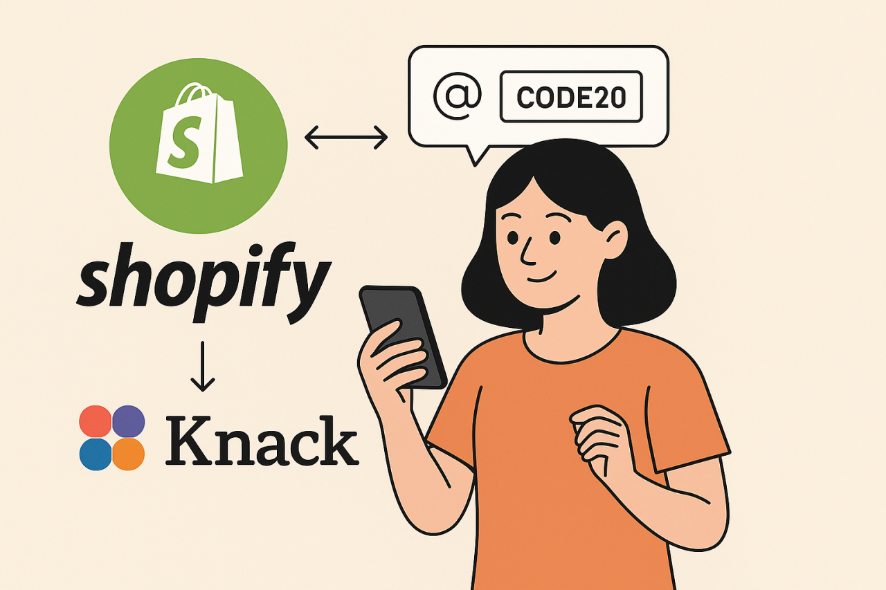 Capture Emails in Knack and Offer Discounts in Shopify
